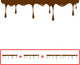 Chocolate Seamless Drips Wall Decal