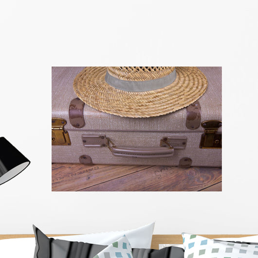 Suitcase Sun Antique Retro