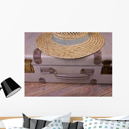 Suitcase Sun Antique Retro