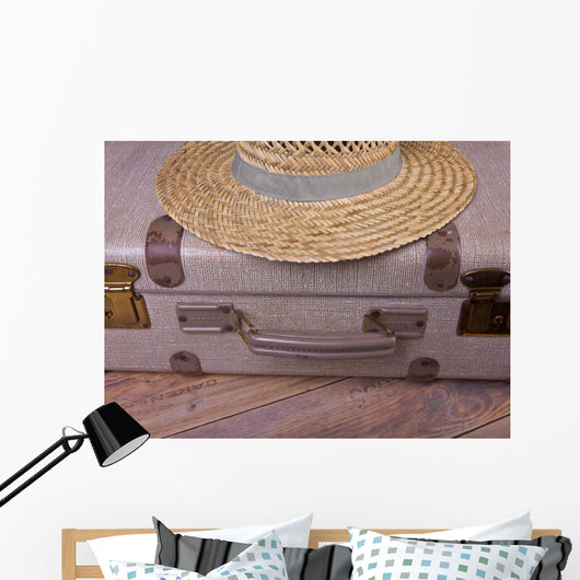 Suitcase Sun Antique Retro