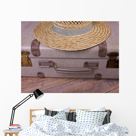 Suitcase Sun Antique Retro