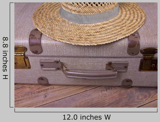 Suitcase Sun Antique Retro