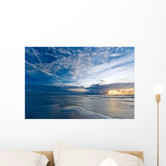 Beautiful Twilight Beach Wall Decal