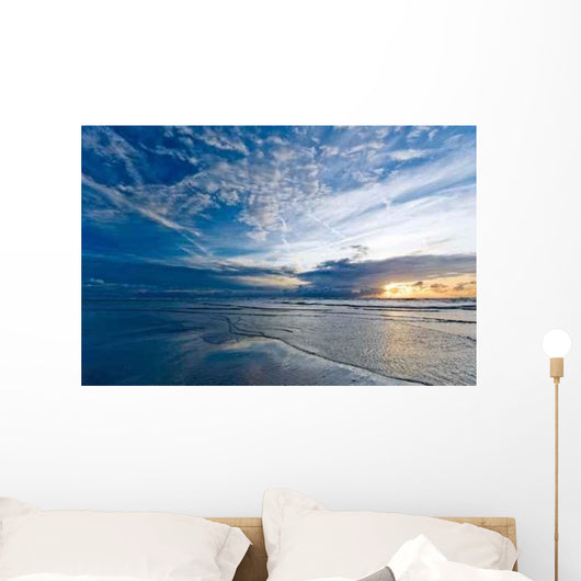 Beautiful Twilight Beach Wall Decal
