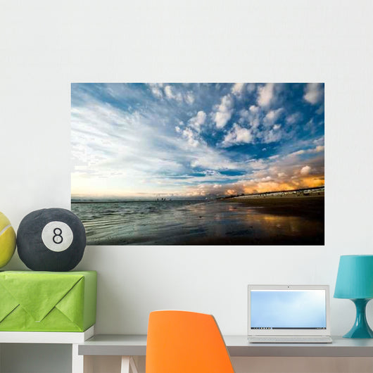 Beautiful Sunset Beach and Sky Wall Decal