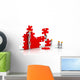 Teamwork for Construction Puzzle Wall Decal