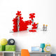 Teamwork for Construction Puzzle Wall Decal
