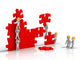 Teamwork for Construction Puzzle Wall Decal