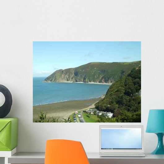 Lynmouth Coast Path Wall Decal