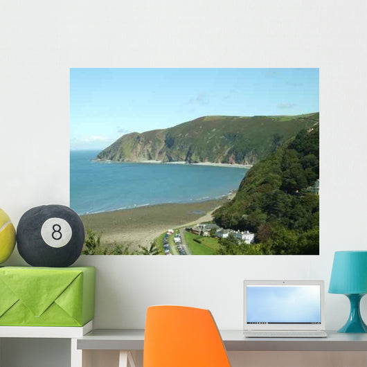 Lynmouth Coast Path Wall Decal