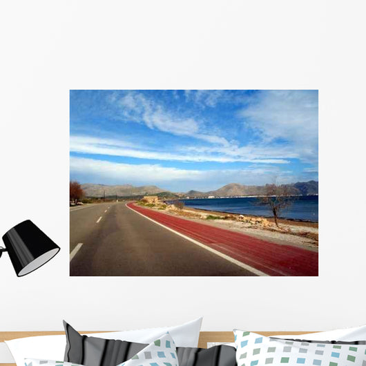 Strasse Nach Alcudia Mallorca Wall Decal