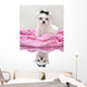 Glamour Maltese Puppy Wall Decal