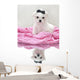 Glamour Maltese Puppy Wall Decal