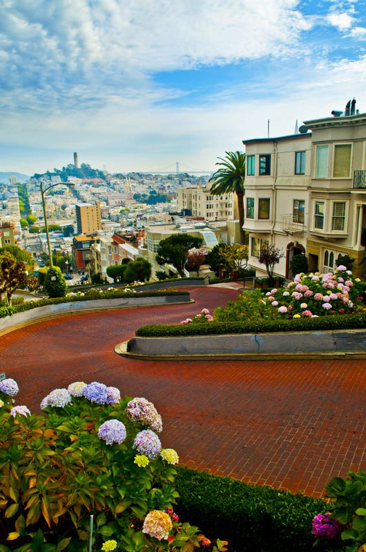 Lombard Street San Francisco Wall Mural