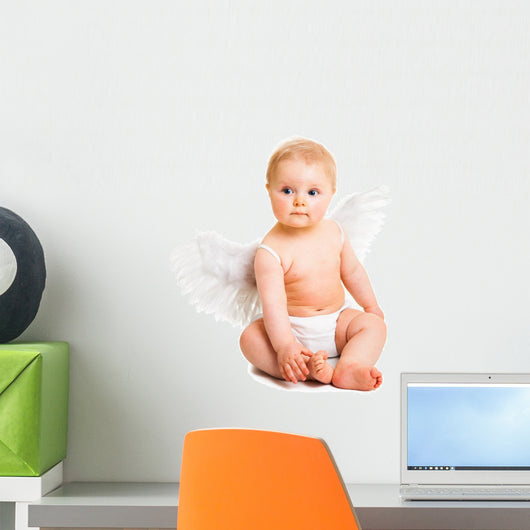 Cute infant angel Wall Decal