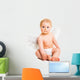 Cute infant angel Wall Decal