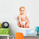 Cute infant angel Wall Decal