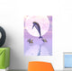 Moonlight Dolphins Wall Mural