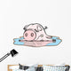 Piggy in Puddle Wall Decal