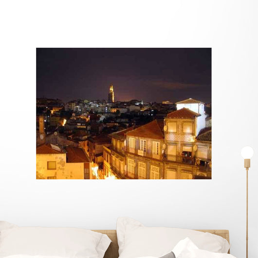 Porto Bei Nacht Wall Decal