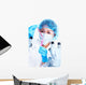 Scientific woman working in laboratory. Wall Decal