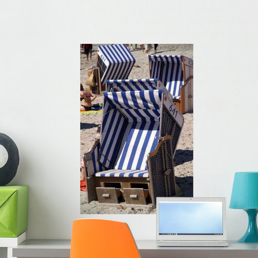 Strankkorb Norderney Beach Chair Wall Decal