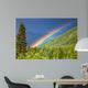 Rainbow over forest Wall Mural