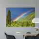 Rainbow over forest Wall Mural