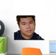 Smiling Asian Teenage Boy Wall Decal