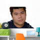 Smiling Asian Teenage Boy Wall Decal