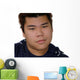 Smiling Asian Teenage Boy Wall Decal