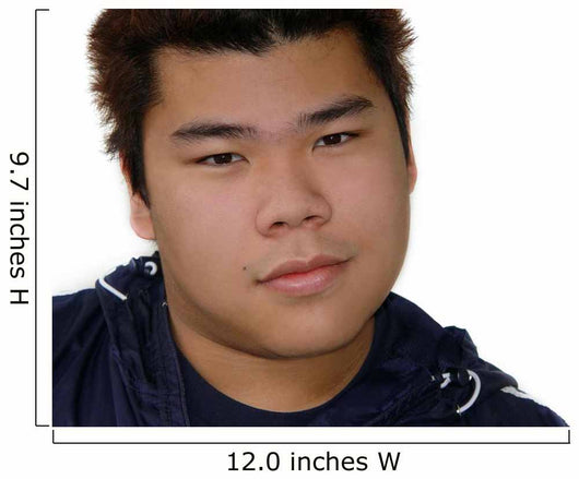 Smiling Asian Teenage Boy Wall Decal