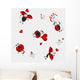 Seamless Pattern with Cute Wall Decal