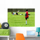 Boys Playing Soccer Wall Mural