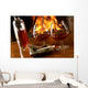 still life with Ã±ognac and cigars Wall Mural