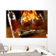 still life with Ã±ognac and cigars Wall Mural
