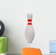 3D Bowling Pin White Wall Decal