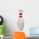 3D Bowling Pin White Wall Decal