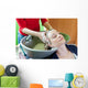 Washing Hair Wall Mural