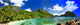 Panorama Beautiful Deserted Tropical