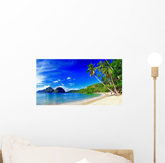 Panoramic Beautiful Beach Scenery