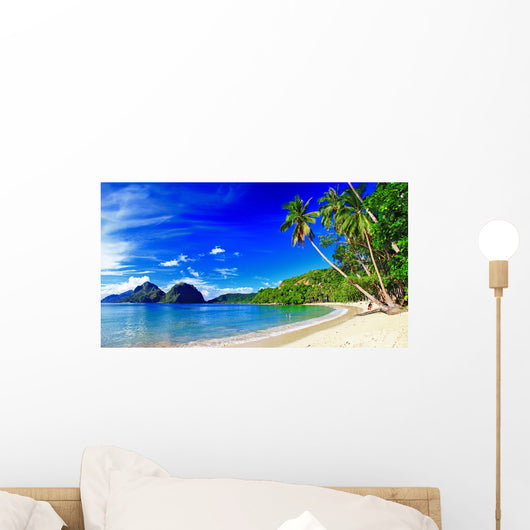 Panoramic Beautiful Beach Scenery