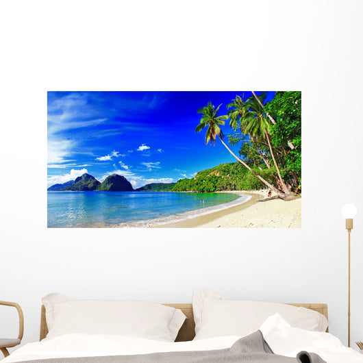 Panoramic Beautiful Beach Scenery