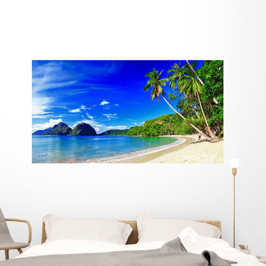 Panoramic Beautiful Beach Scenery