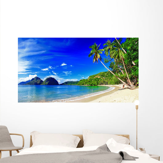 Panoramic Beautiful Beach Scenery