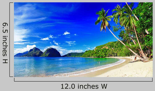 Panoramic Beautiful Beach Scenery