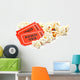 Popcorn movie tickets Wall Decal