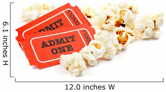 Popcorn movie tickets Wall Decal