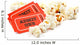 Popcorn movie tickets Wall Decal