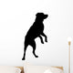 Silhouetted Labrador Wall Decal
